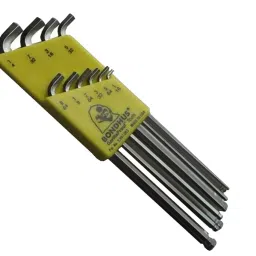 Bondhus 16738  BriteGuard Plated L-shape Allen Hex Key Set (1/16-1/4 inch) image 2