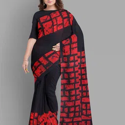 The Chennai Silks Pure Cotton Fusion Muga Saree image 1