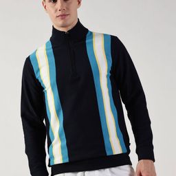 Thomas Scott Striped Turtle Neck Sweatshirt-picture-28