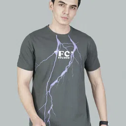 Fort Collins Graphic Printed Round Neck Cotton T-shirt-image-75