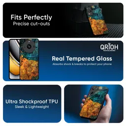 QRIOH Abstract Printed Realme Narzo 80 Lite 5G Silicone Back Case image 4