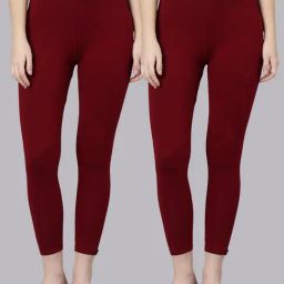 TWIN BIRDS Women Pack Of 2 High Ankle Leggings-picture-42