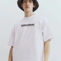 TOGS & TERRE Men Typography Printed Round Neck Cotton Oversized T-shirt-picture-30