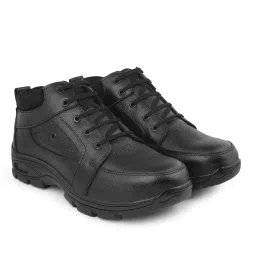 Red Can Steel Toe Safety Shoe High Ankle Genuine Leather Size UK 8 Black, SGE1172BK-picture-27