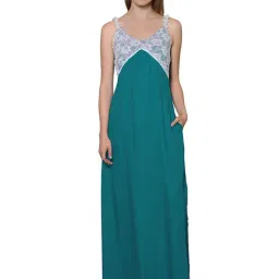 PATRORNA Teal Lace Nighty-picture-30