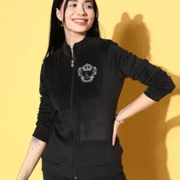 Sweet Dreams Black Polyester Regular Fit Graphic Long Sleeves Sweatshirt-picture-48