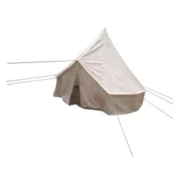 DDRS Canvas Camping Bell Tent White ‎5 m x 5 m x 9 ft, DDRSBT-03-image-2