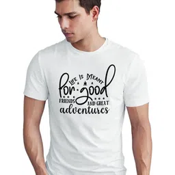 Seekbuylove Men Typography Printed Bio Finish T-shirt-picture-21