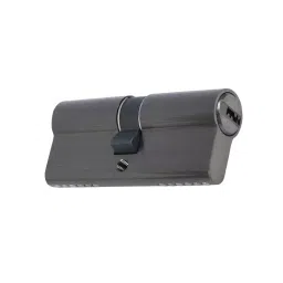 Decorio Mortise Pin Cylinder Both Side Key 60 mm Black Satin Finish, 35151021.08 image 2