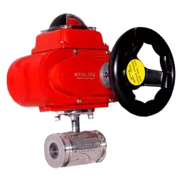 STOLZEL 1.97 inch, 50 mm, CF8 On-Off Type Electrical Actuated 2 Way Pharma Ball Valve TC End image 1