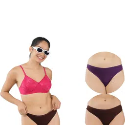 ORLIZEA Set Of 2 Cotton Blend Thongs-image-65