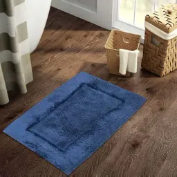 SPACES Dark Blue Cotton Hygro Small Foot Mat-picture-42