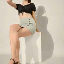 QIOA Skorts Mini Skirt image 4