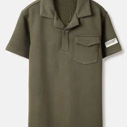 United Colors of Benetton Boys Polo Collar Pockets T-shirt-picture-2