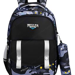 FunBlast Multipurpose School Bag With Pencil Pouch Black - 16 Inches-picture-14