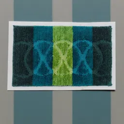 RJVT Green Microfibre 1400 GSM Bath Rugs-picture-31