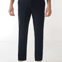 Blackberrys Men Relaxed Regular Fit Mid-Rise Formal Trousers-picture-17