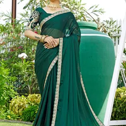 K 5 Fashion Pure Chiffon Ready to Wear Saree-image-28