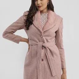 The Roadster Lifestyle Co Checked Single-Breasted Overcoat-image-2