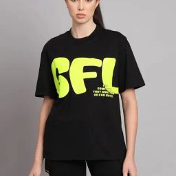 GRIFFEL Black Printed T-Shirt With Shorts-picture-40