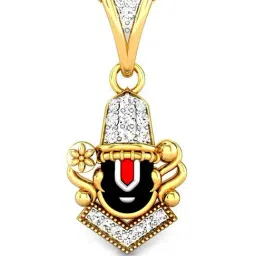 Candere By Kalyan Jewellers 18k Yellow Gold and Diamond Pendant for Unisex-image-40