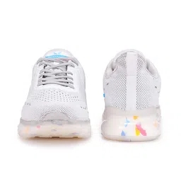 BERSACHE Men White Running Shoes image 3