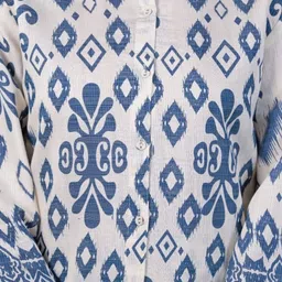 Kiwi Gaba Women Ethnic Motifs Printed Regular Kurta with Palazzos image 5