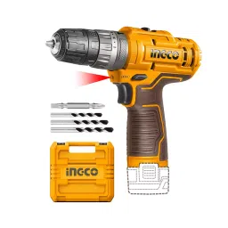Ingco 0.8-10 mm Chuck Size 12 V 0-1500 RPM Cordless Impact Drill, CIDLI12202 image 1