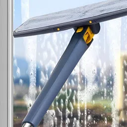 upkaranwale Blue 360 Rotating Head Self-Wringings Mop With Scraper image 3