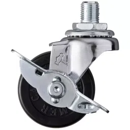 TAKIGEN Threaded Swivel Caster Φ50 mm Wheel Diameter 300N Load Capacity with Stopper, K-415A-50-R-picture-26