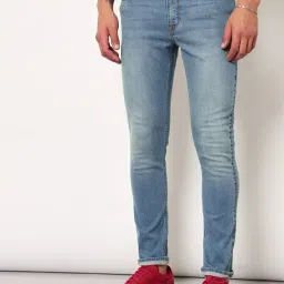 Lee Blue Cotton Skinny Fit Jeans-image-64
