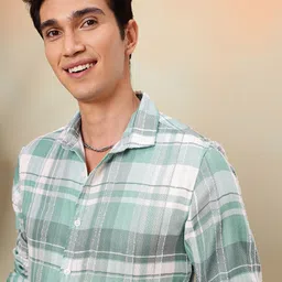 Mast & Harbour Checked Casual Shirt image 2