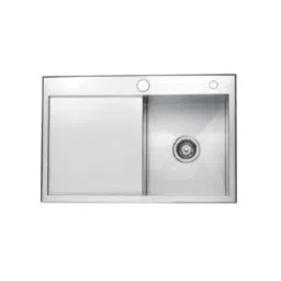 Jayna Square 31x20x09 inch Brush Finish Stainless Steel Single Bowl Kitchen Sink with Soap Dispenser, JS 3120 AL-picture-20