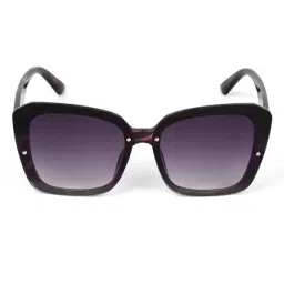 Joker & WItch Odette Purple UV Protection Wayfarer Sunglasses for Women image 4