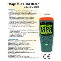 Metravi Magnetic Field EMF ELF Meter Green, EMF-823 image 5