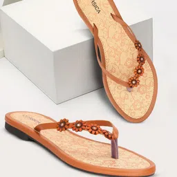 CORSICA Women Textured One Toe Flats-picture-17