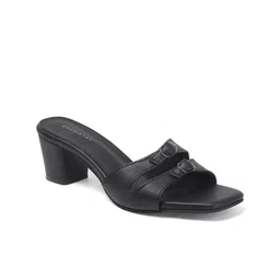 Chemistry Embellished PU Work Block Sandals image 4