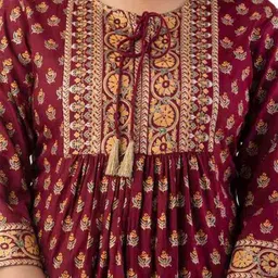 DMP FASHION Print Empire Top image 5