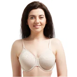 Wacoal Visual Effects Non-Padded Wired Full Coverage Minimiser Everyday Comfort Bra - Beige-picture-10