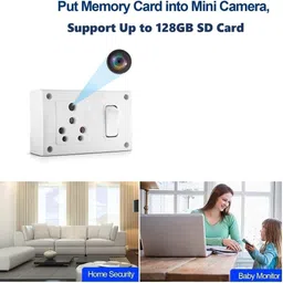 IC Plus Spy Switch Board Socket Camera 4K Audio Video Recorder with Day Vision 32GB Inbuilt (LookCam Pro APP) image 4