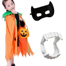 kaku fancy dresses Kaku Fancy Dress Halloween Theme Costume Set - Orange-picture-35