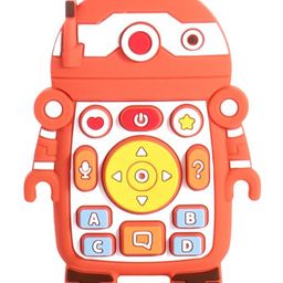 FunBlast Robot Shaped Silicone Teether Orange-picture-4
