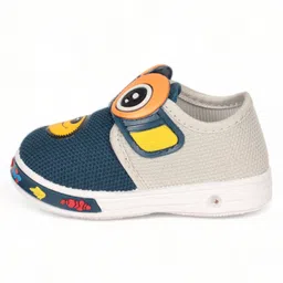 Lil Lollipop Animal Applique Musical Booties - Blue image 4