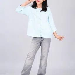 DMP FASHION Cotton Shirt Style Top-image-12