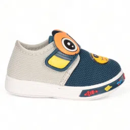 Lil Lollipop Animal Applique Musical Booties - Blue image 5