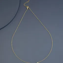 Kushal's Fashion Jewellery Gold-Plated Cubic Zirconia Studded Necklace-picture-25