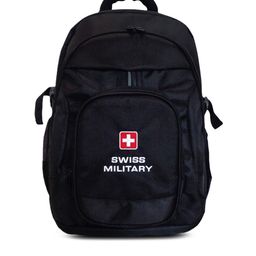 SWISS MILITARY Unisex Black Solid Backpack-picture-10