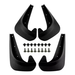 Auto Pearl Front and Rear Mud Guard For Volkswagen Polo 1.2 MPI Trendline 2020 (Black) Set of 4 Pcs image 2