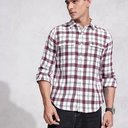 WROGN Self Checked Casual Shirt image 2