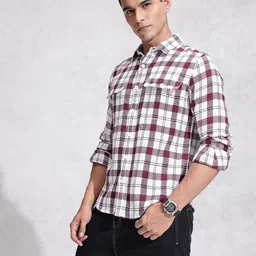 WROGN Self Checked Casual Shirt image 4